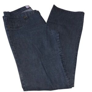 Brunswick BWK Jeans Straight Leg Dark Wash Denim Women Size 28